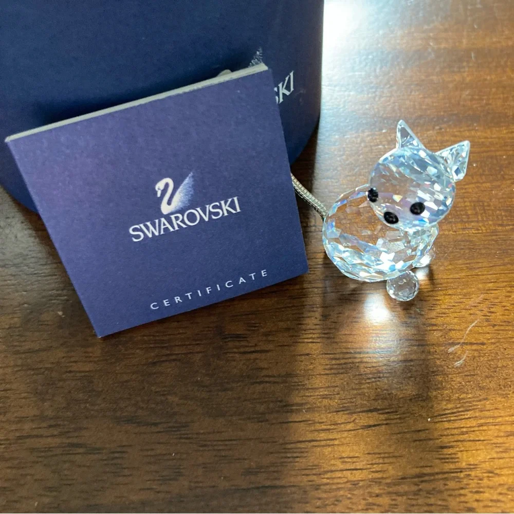 Authentic, Swarovski, Vntg “Mini Cat,” Retired - Picture 2 of 3